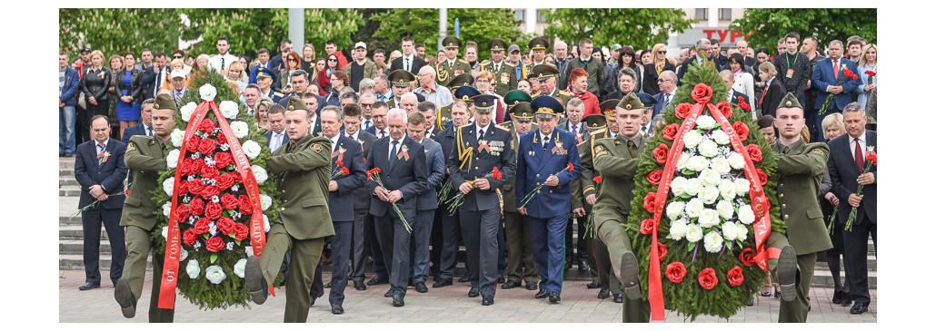 Митинг, посвящённый 74-й годовщине Великой Победы, прошёл на Аллее Героев