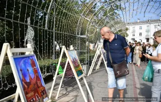 Фото: «Сожский пленэр» в сквере Туровского. Фоторепортаж