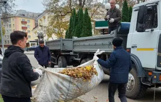 Фото: В Гомеле работники городского ЖКХ  активно поучаствовали в акции