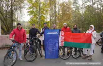 Фото: Гомельчане приняли участие в велосипедном «Папа-пробеге»