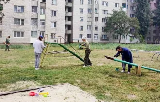 Фото: На Сельмаше проходит благоустройство дворовых территорий