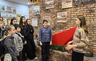 Фото: В музее боевой славы средней школы № 27 Гомеля прошёл урок памяти и скорби