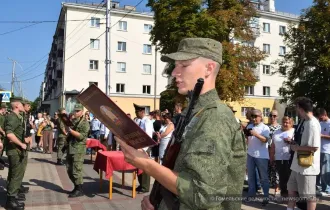 Фото: Завершился второй день принятия присяги студентами БелГУТа и университета им. Ф. Скорины