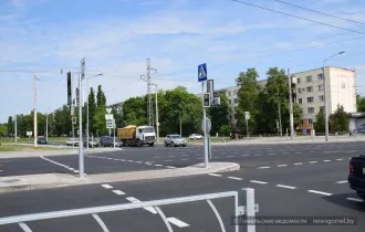 Фото: Движение на перекрёстке проспекта Октября и улицы Жукова заработало в новом формате