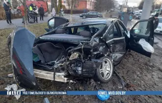 Фото: В Гомеле по вине нетрезвого водителя произошло ДТП