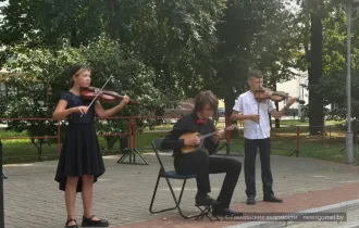 Фото: В Гомеле юные музыканты продолжают радовать гомельчан свои творчеством