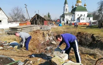 Фото: Гомельская молодежь позаботится о храме преподобного Сергия Радонежского