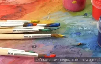 Фото: Творческий выезд учащихся художественного колледжа в Ветковский район