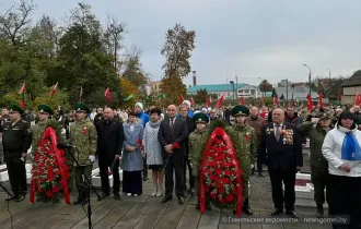 Фото: В Гомеле прошёл митинг, посвящённый Дню освобождения Новобелицы от немецко-фашистских захватчиков