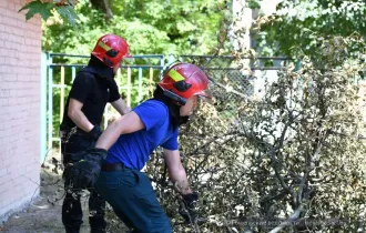 Фото: Как гомельские спасатели помогают городу