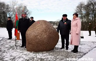 Фото: Их подвиг бессмертен. В деревне Скиток прошло торжественное открытие обновлённого памятного знака