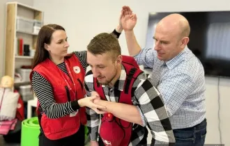 Фото: В Гомеле Красный Крест обучает педагогов оказанию первой помощи