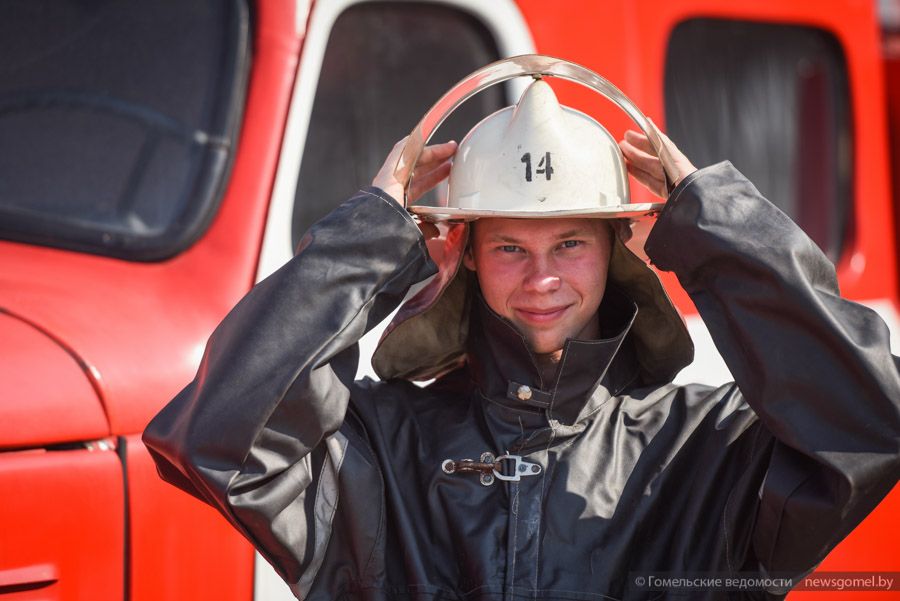 Фото: Торжественное мероприятие, приуроченное празднованию Дня пожарной службы Республики Беларусь, прошло в Гомеле