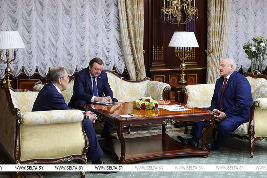 Фото: Александр Лукашенко провёл переговоры с министром иностранных дел России Сергеем Лавровым