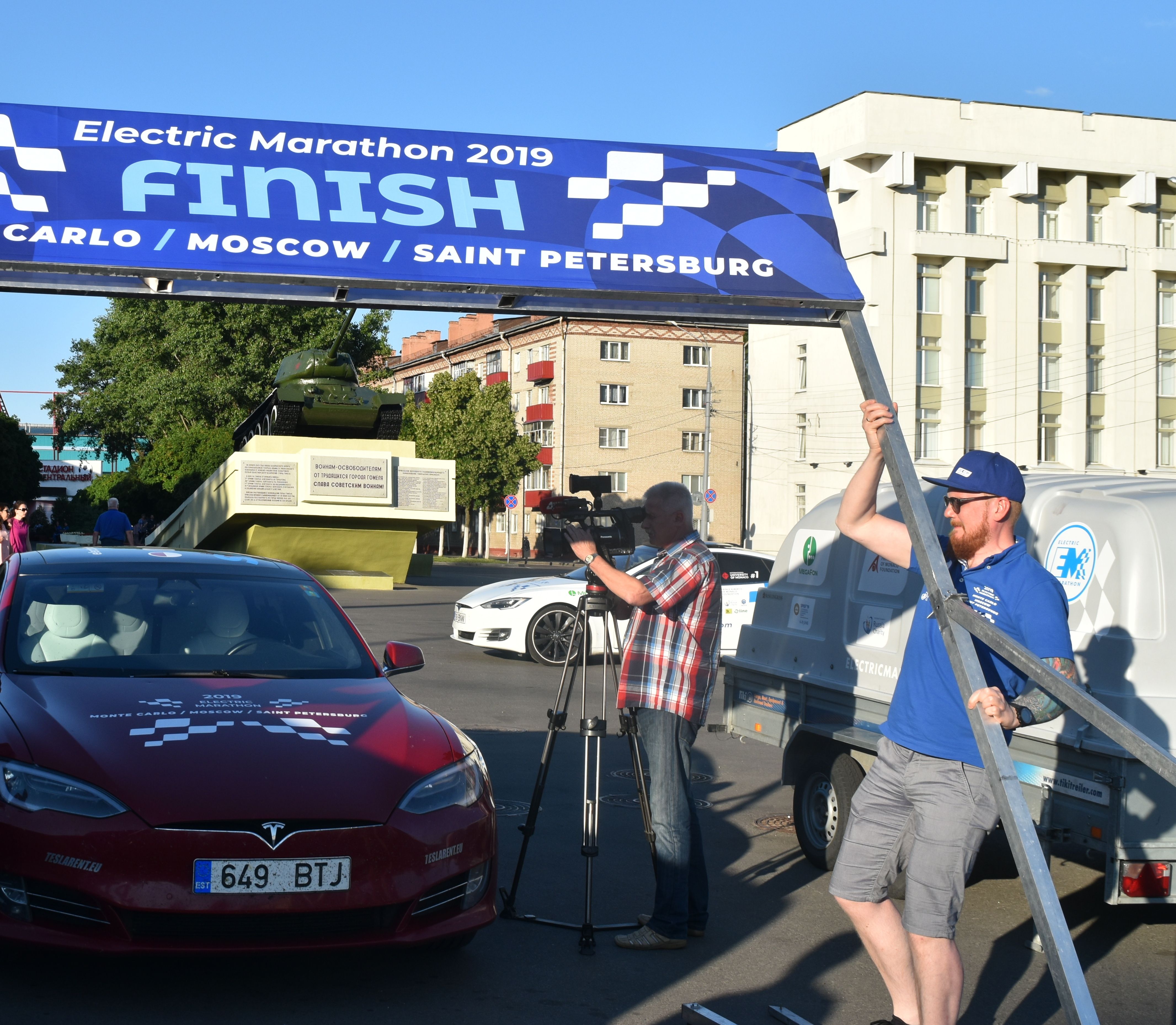 Фото: Гомель проводил   электромобильный марафон «Ралли Мира – 2019»