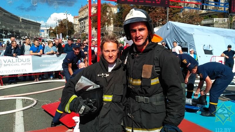 Фото: Гомельские спасатели заняли третье место на международных соревнованиях в Киеве