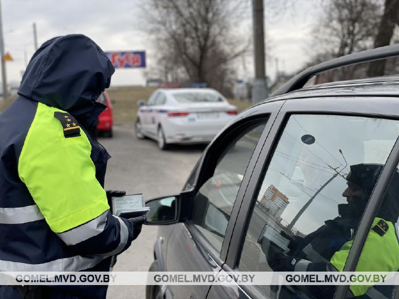 Фото: Сотрудники ГАИ Гомельщины провели специальное мероприятие «ФИЛЬТР»