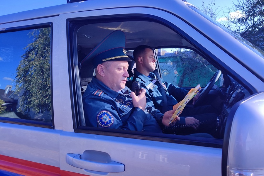 Фото: Сотрудники МЧС провели в Гомеле комплекс мероприятий по предупреждению пожаров