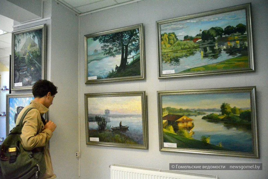 Фото: «В такие дни насыщается душа» — гомельские художники представили картины по итогам живописного пленэра