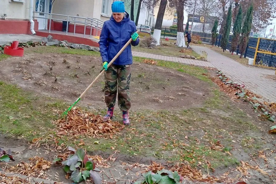 Фото: На Сельмаше продолжается уборка дворов и улиц 