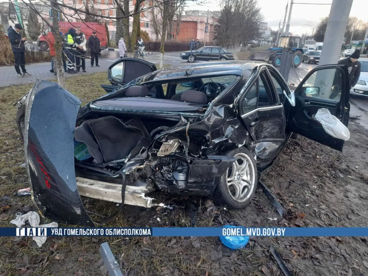 Фото: В Гомеле по вине нетрезвого водителя произошло ДТП