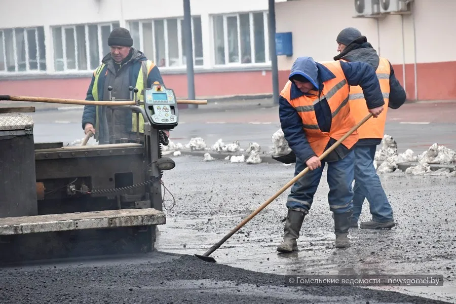 Фото: На Рабочей – масштабные работы: в Гомеле продолжается ремонт дорог и дворовых территорий