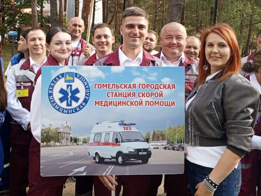 Фото: Гомельская врачебная бригада скорой медпомощи стала лучшей на соревнованиях