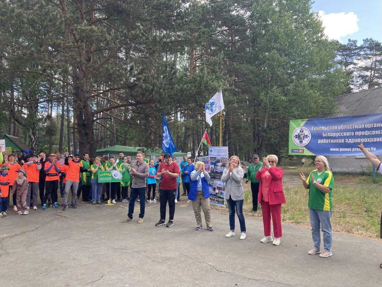 В Рогачёвском районе проходит турслёт работников здравоохранения Гомельщины  | Новости Гомеля