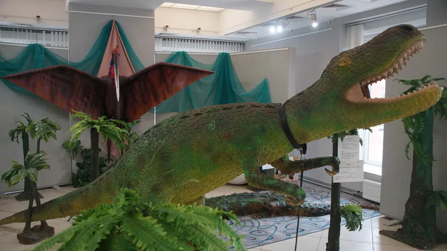 Выставка динозавры россии